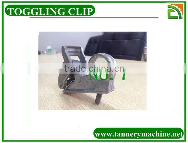toggling machine clip of leather machine spare parts