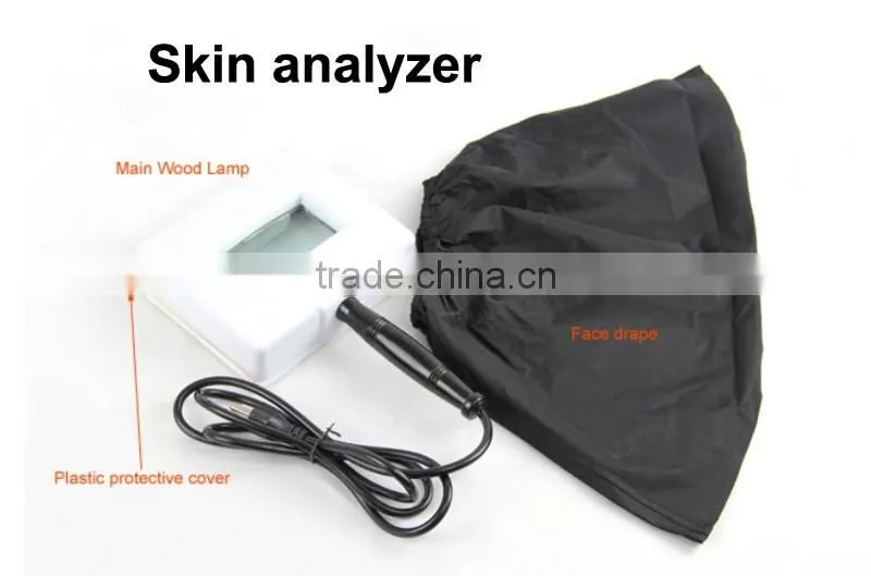 Portable facial and body skin analyzer skin moisture detector