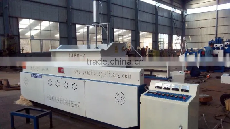 1460-4 wood shaving machine unloading in Dubai