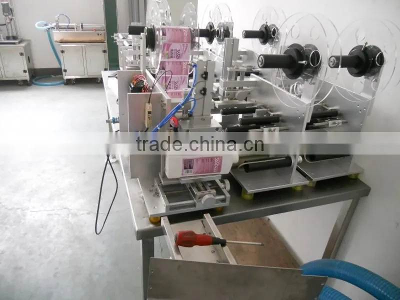 Semi Automatic Bottle Filling Capping And Labeling Machine