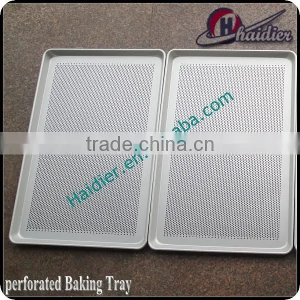 Perforated baking pan, flat perforated pan alloy aluminum 40x60cm