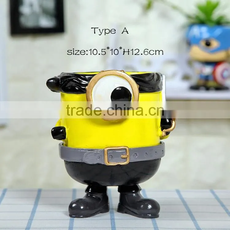 Creative various types ceramic flower pots with hole for home decoration