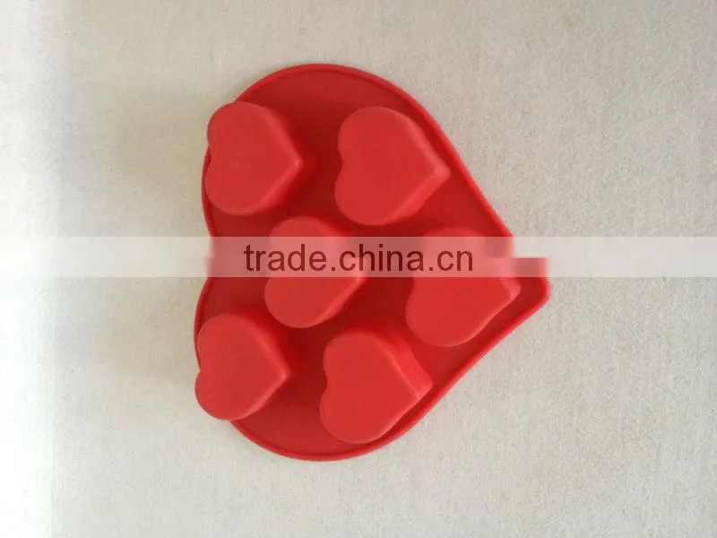 Silicone Cake Tin with 6 Holes