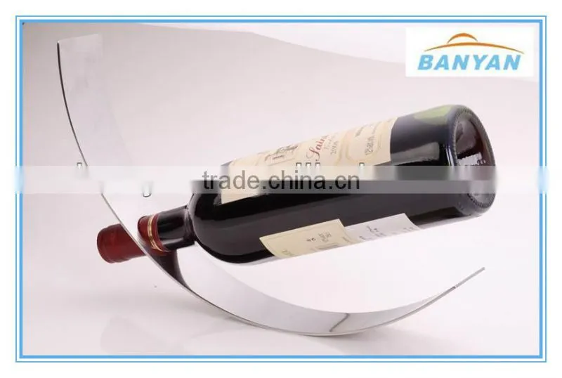 Hot sale wrought iron wine racks, wine rack stainless steel