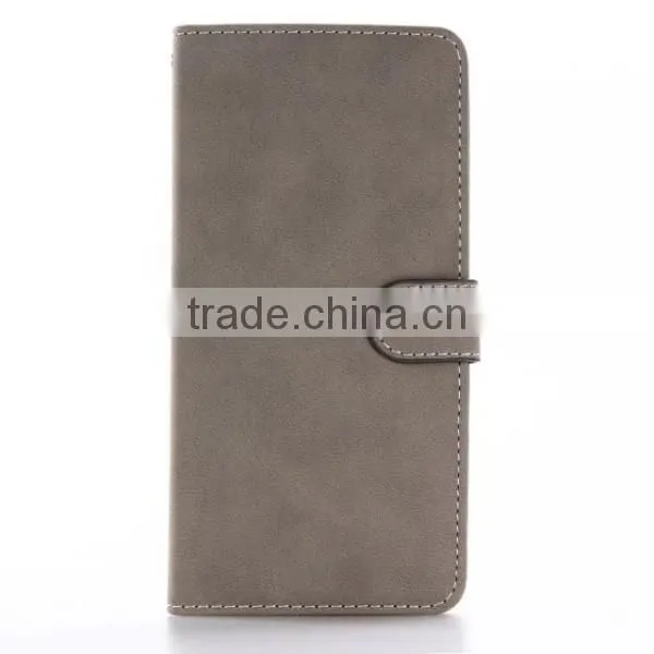 Retro matte phone case flip phone shell leather holster for iPhone 7 plus