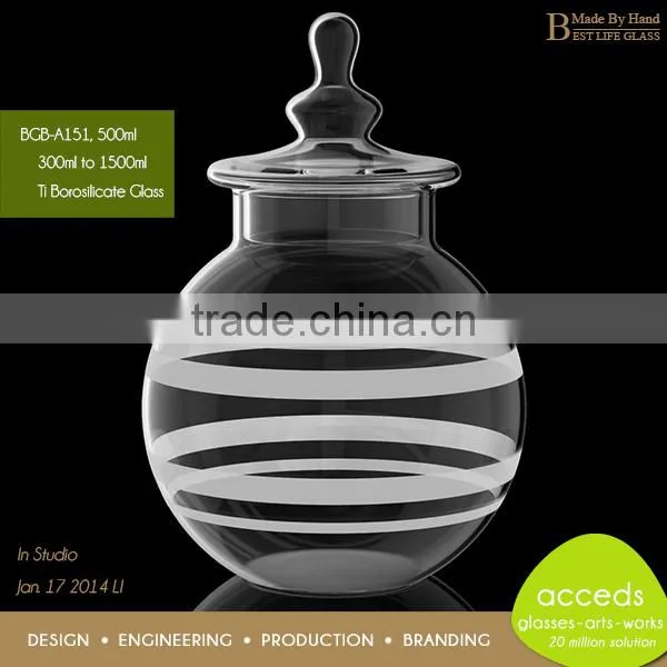Low MOQ Wooden Top Tea Coffee Sugar Storage Glass Jar