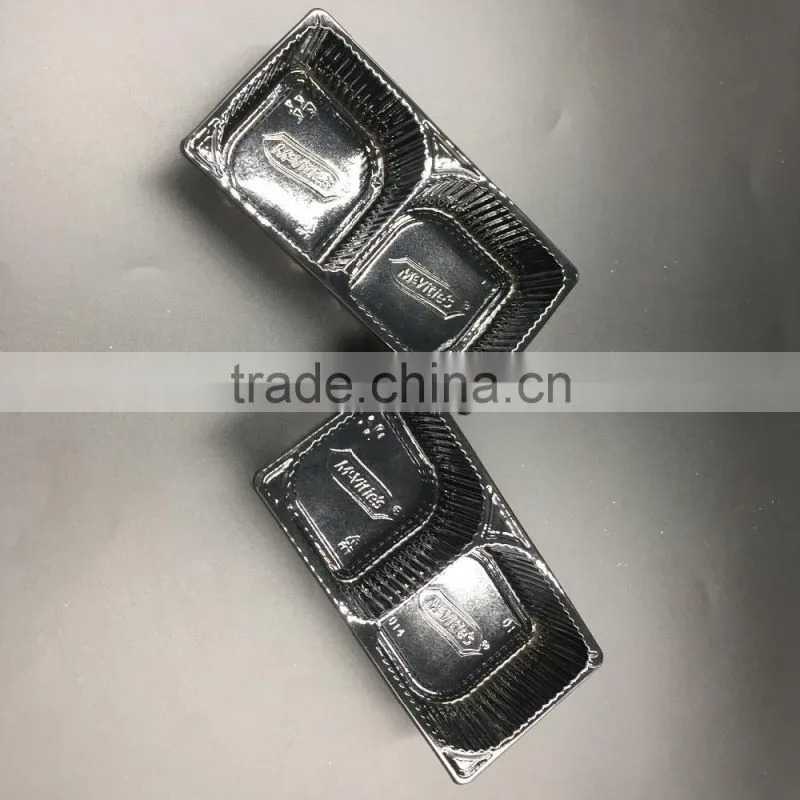 Custom food packaging plastic container cookie biscuit tray