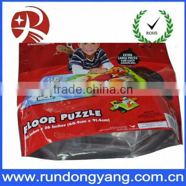Windowed Stand Up Pouches with hanger zipper lock