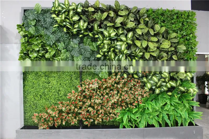 100*100*25cm Home garden decorative indoor vertical plastic Artificial Green Plant Walls ZWQ09 216