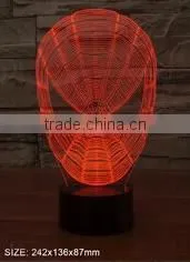 3D effect dice shape USB charging desktop night light