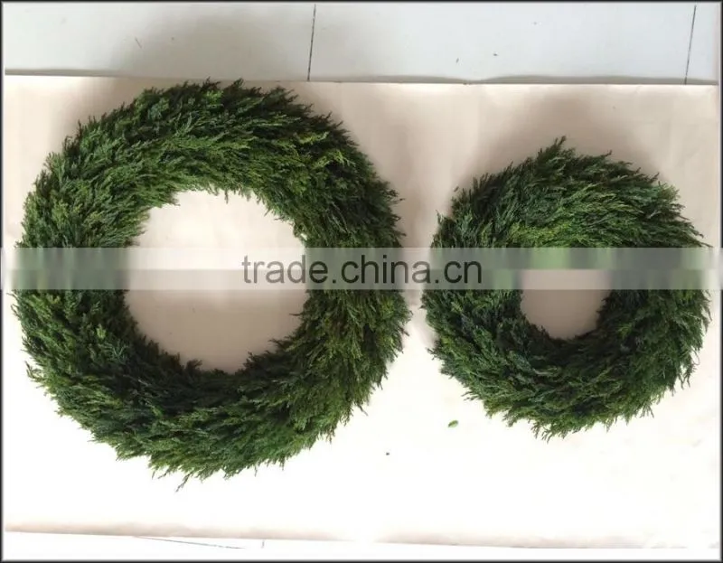 natural preserved cypress wreath preserved pinus wreath