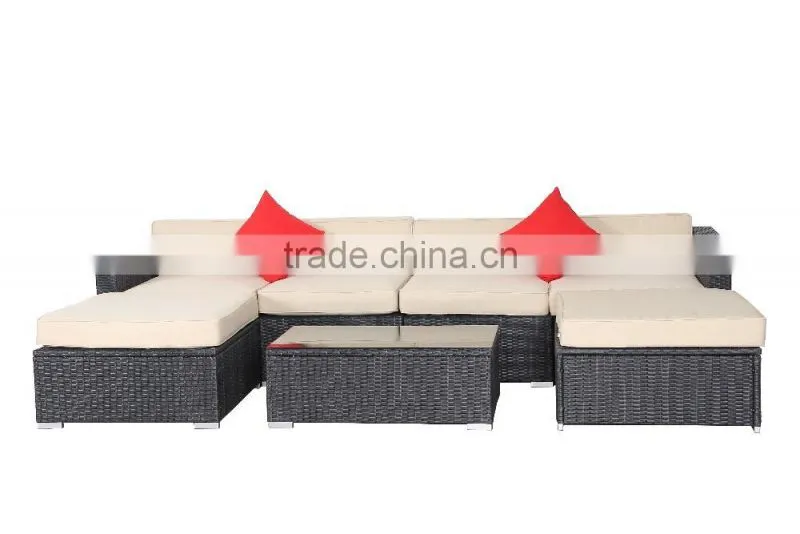 2015 new hot sell rattan furniture garden set with high quality
