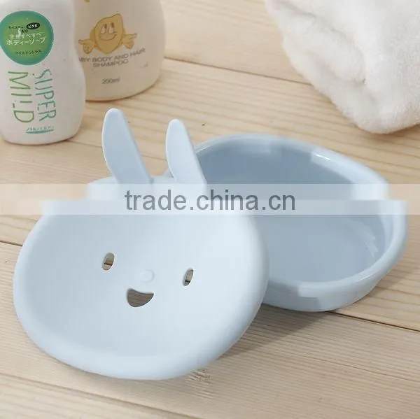 Rabbit sharp plastic soap container