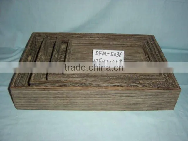 wholesale multi-purpose wooden tray for fruit