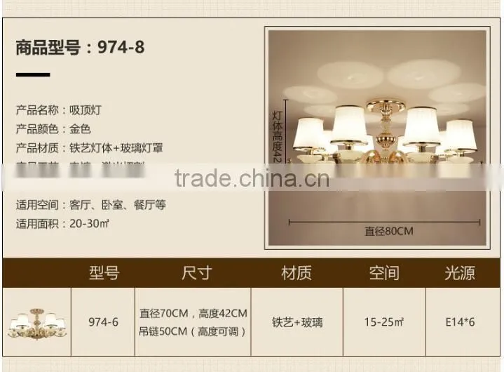 M974 Momoda decorations luxury simple Crystal modern living room bedroom lighting chandelier pendant lamp
