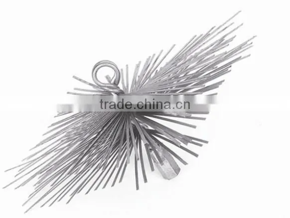 steel chimney brushes head square