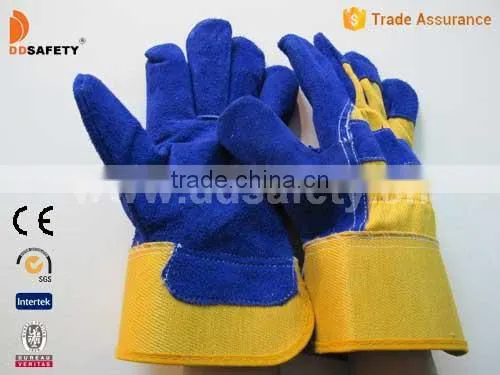 DDSAFETY 2017 With 5Years Experience Cheap Split Leather Fitter Glove