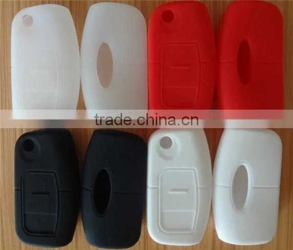 Silicone car key covers for Audi with single color