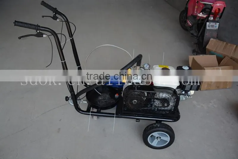 Professional plastic runway making machine,Hand-push Road Making Line Pre-marker Machine with great price