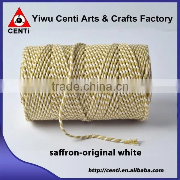 Top sale China original white and coloured natural cotton baker twine , divine twine , baker string