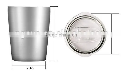 8.5oz Tumbler Stainless Steel Vacuum Insulated Rambler Coffee Cup