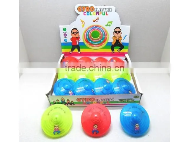 spinning top flashing