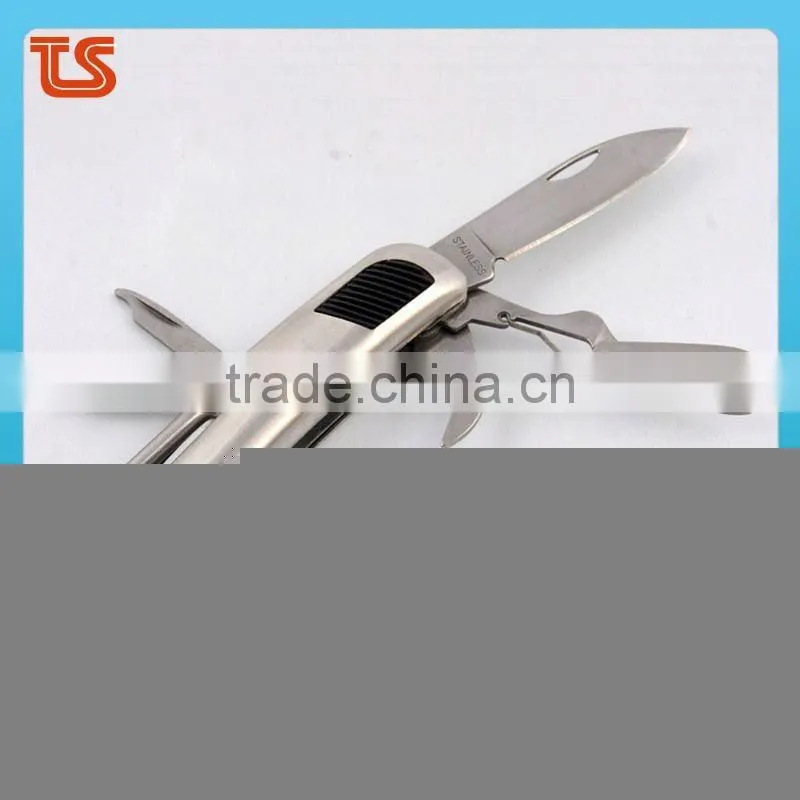 2014 Stainless steel multi folding pocket strider knife tools (K5011G30)