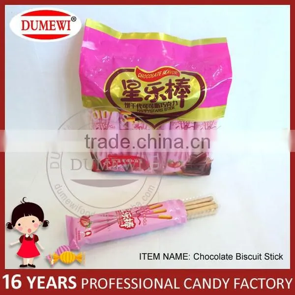Strawberry Coated Biscuit Stick/ Cookies Stick