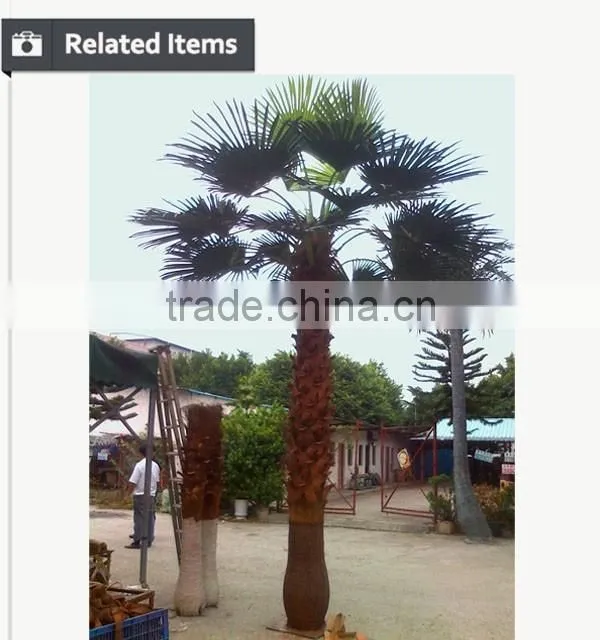 Outdoor and indoor artificial evergreen decorative metal date palm tree
