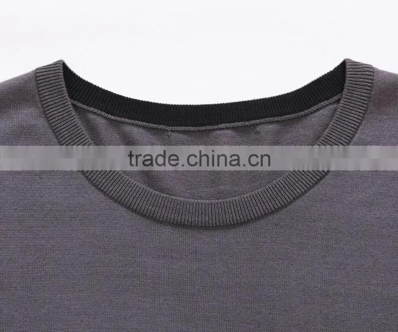custom brand color combination slim cotton plain t shirt