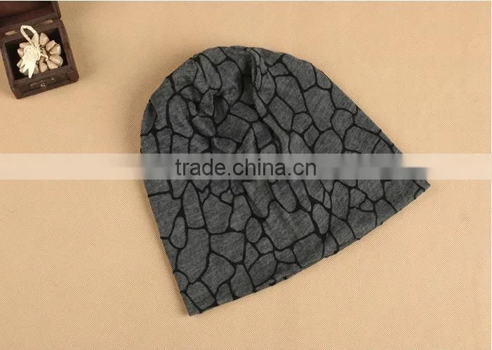 Fashion printing knitted hat