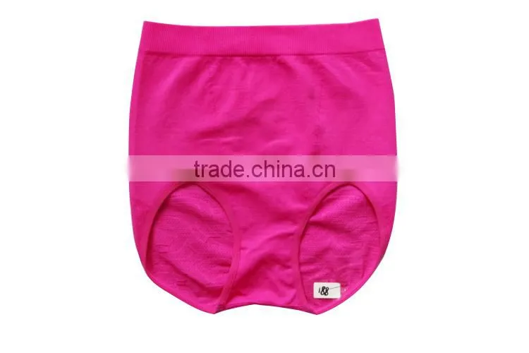 High waist seamles butt lift underwear for fat women/body shape briefs