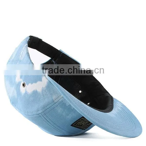 Sky pattern 5 panel hat custom made promotional canvas 5 panel hat