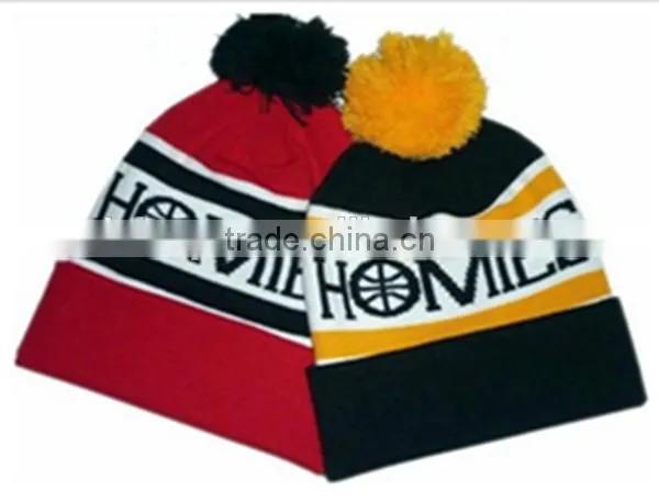 custom pom pom beanie hat,custom slouch beanie,beanie knitted cap