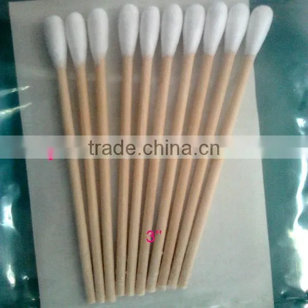 disposable cotton swab/ cleanroom cotton bud