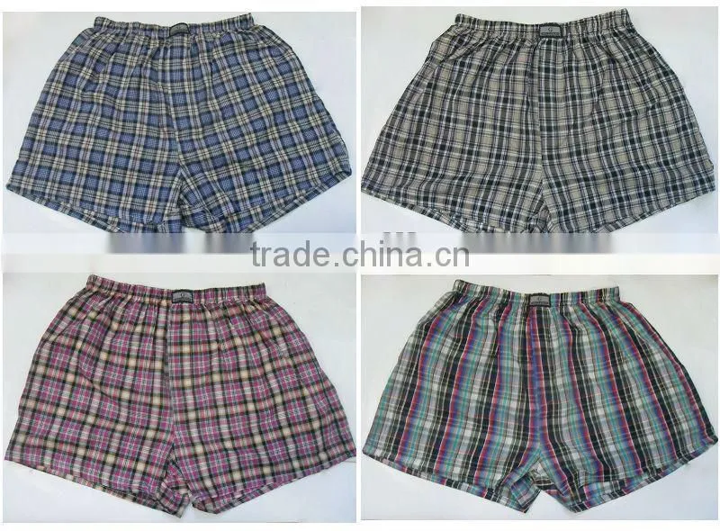 cotton woven men's beach shorts