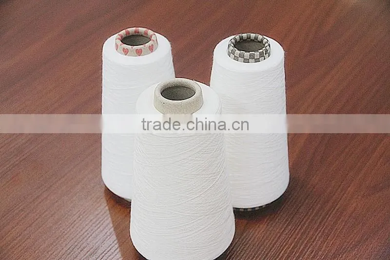 Manufacture high quality CVC 20/80 80S/2 cotton blend yarn for sale form China