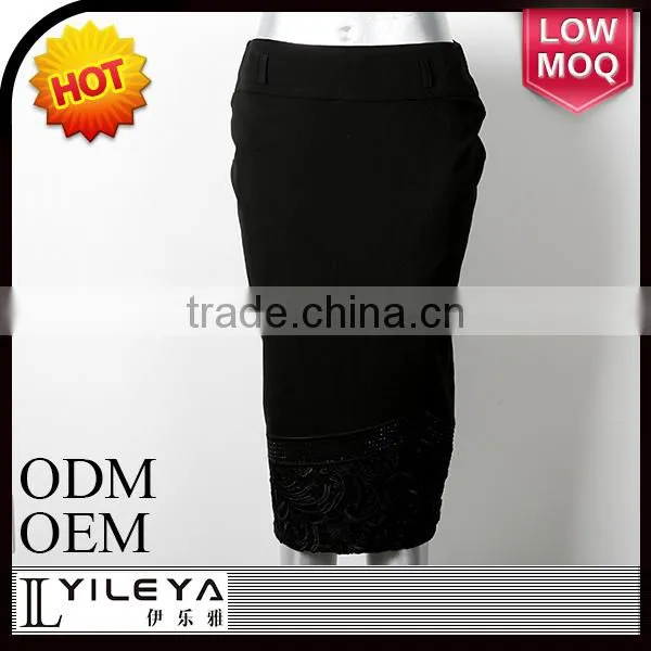 YILEYA new design high waist narrow tight skirt pattern