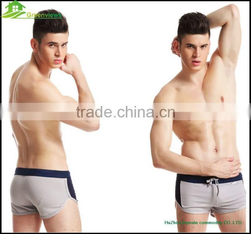 Print design healthy men underwear Knitting seamless sports boxer for boy men seamless sport underwear