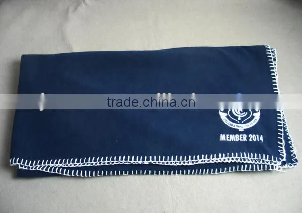polyester blanket 2014 promotional navy picnic blanket foldable blanket