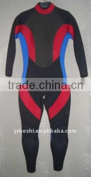 Adult long sleeve neoprene scuba wetsuit/Diving suit with zipper