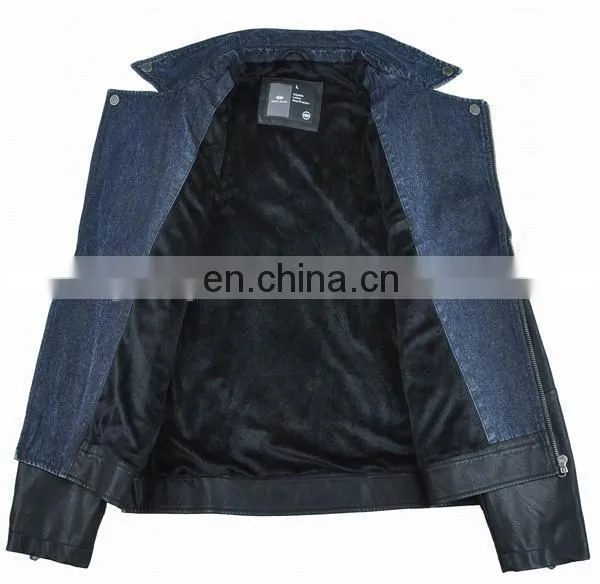 Good quality mens custom design yamaha leather jacket