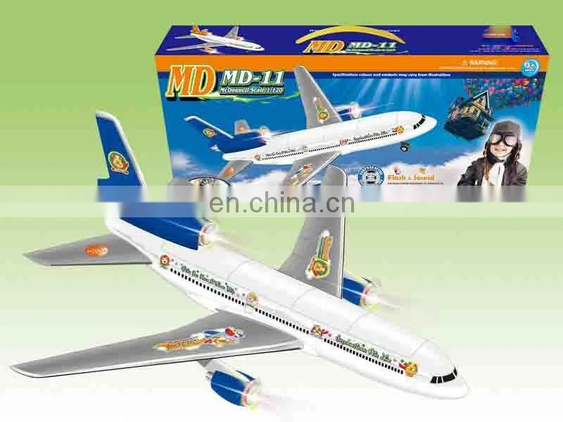 Music light Battery operated toy plane,BO Plane