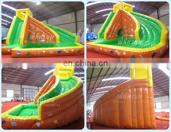 2015 new Popular with high quality pretty inflatable slide prices for sale