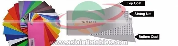 Outdoor Red Blue Air Tight Paintball Bunker In Inflatable Bouncer / Inflatable Barriers For Archery Tag