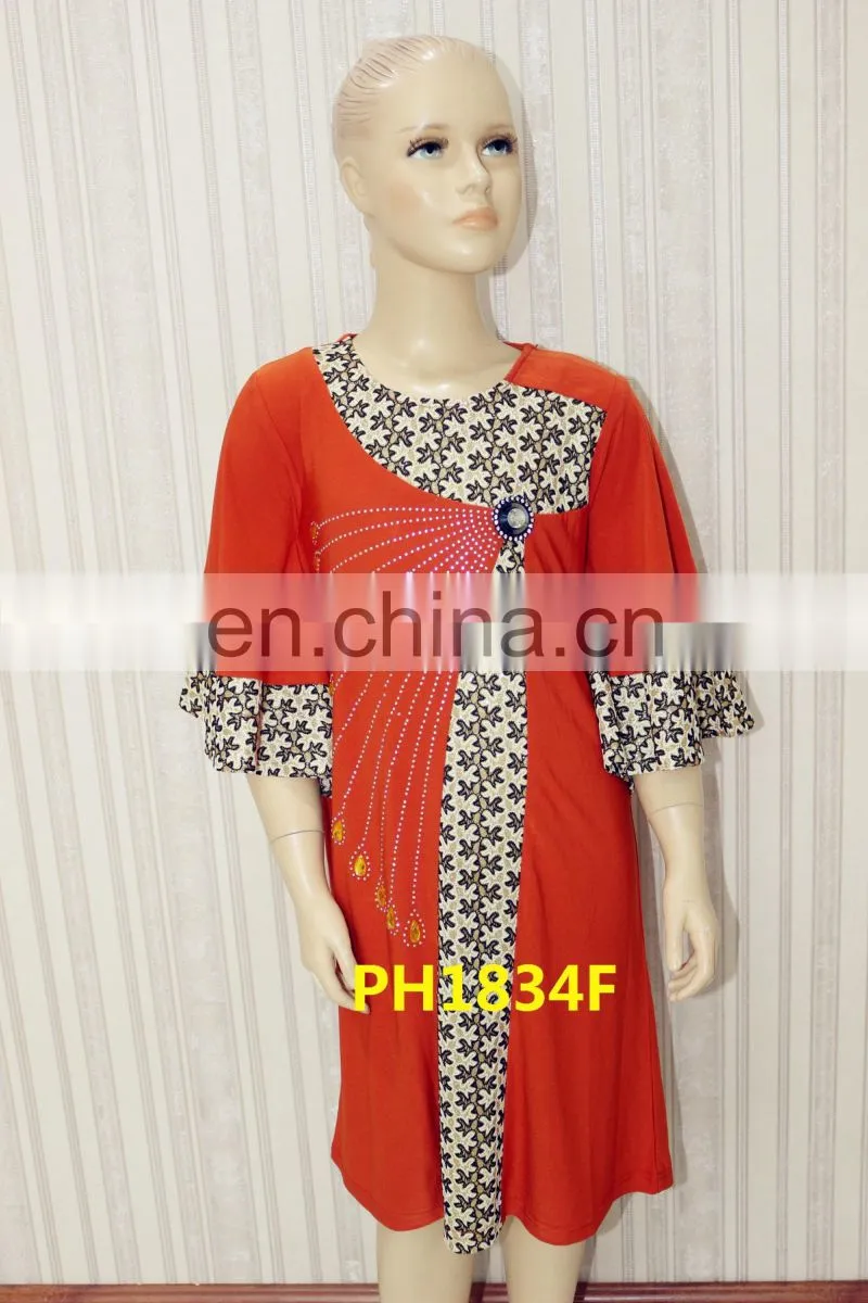 Dubai Fashionable Muslim Designer Kids Wear Abaya Dress