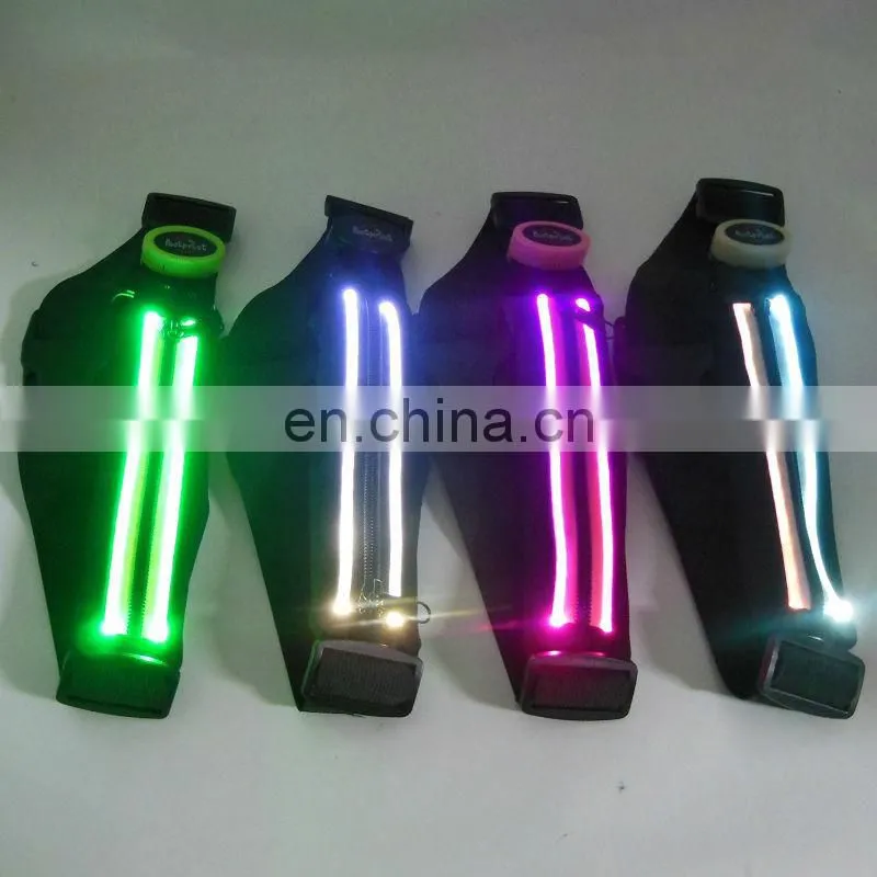 LED waistband for mobile LED belt for key Glow waistband for sport