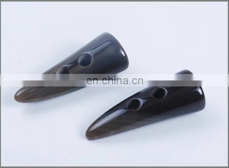 2 Hole Polyester Coat Toggle Horn Buttons BP40519