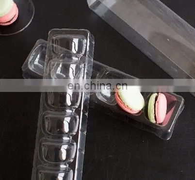 2015 clear pp macaron boxes