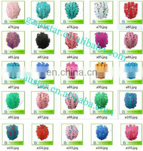 3 Tones WHITE/PURPLE/TURQUOISE Curly Goose Feather pads,Nagoire feather pads for Baby DIY Headband